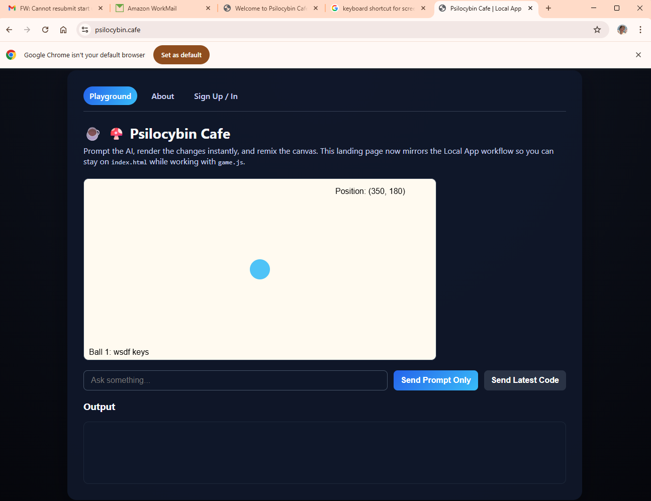 Community game example